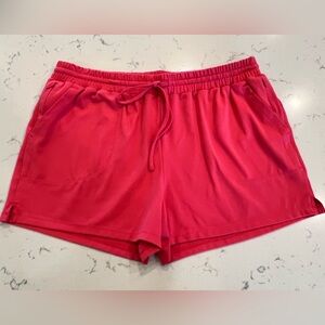 Cynthia Rowley Vibrant Pink Athletic Shorts